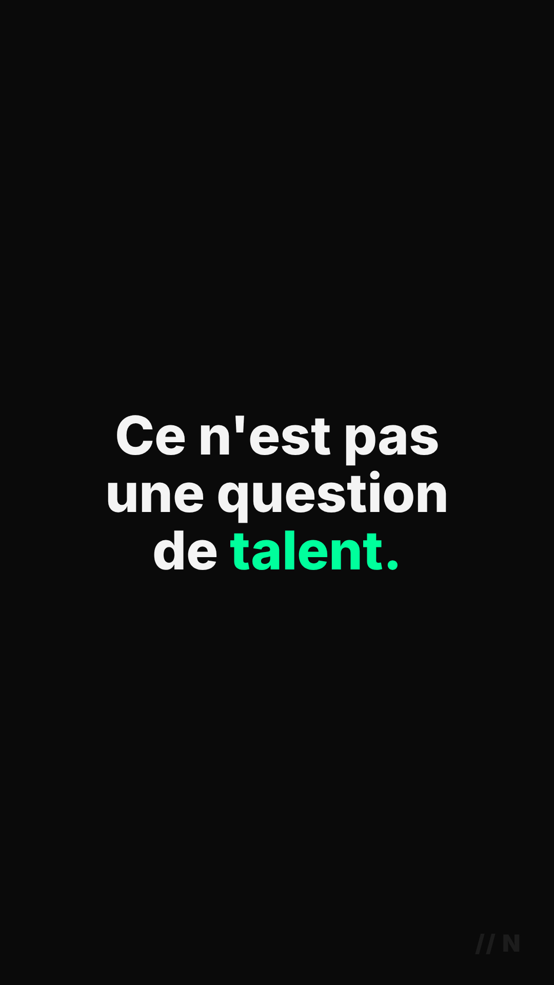 Contenu produit par la machine